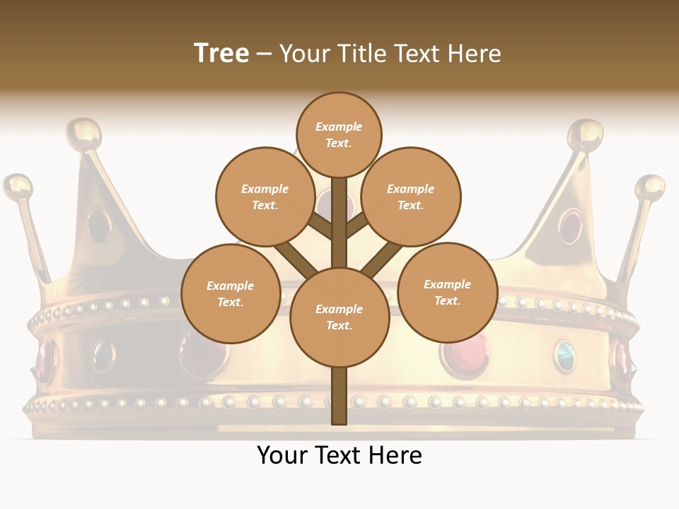 Crown Queen Royalty PowerPoint Template