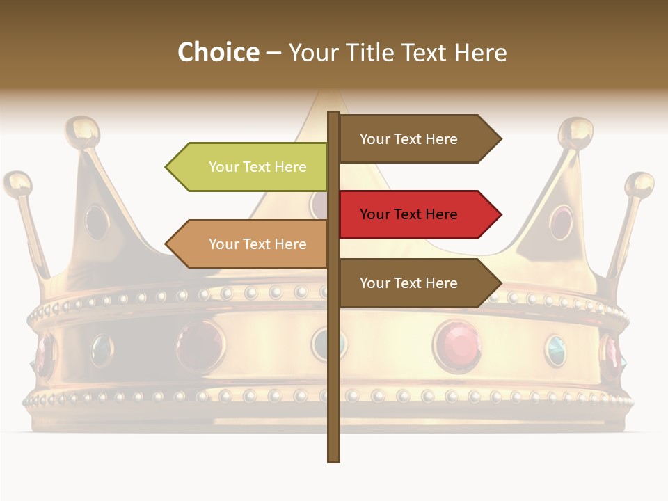 Crown Queen Royalty PowerPoint Template