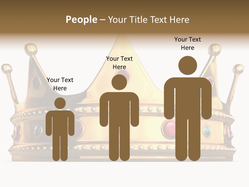 Crown Queen Royalty PowerPoint Template