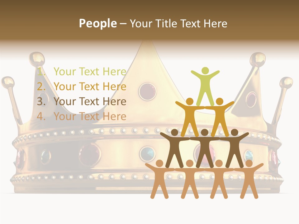 Crown Queen Royalty PowerPoint Template