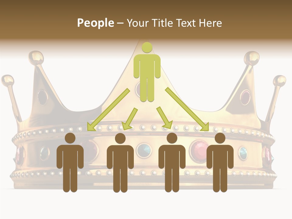 Crown Queen Royalty PowerPoint Template