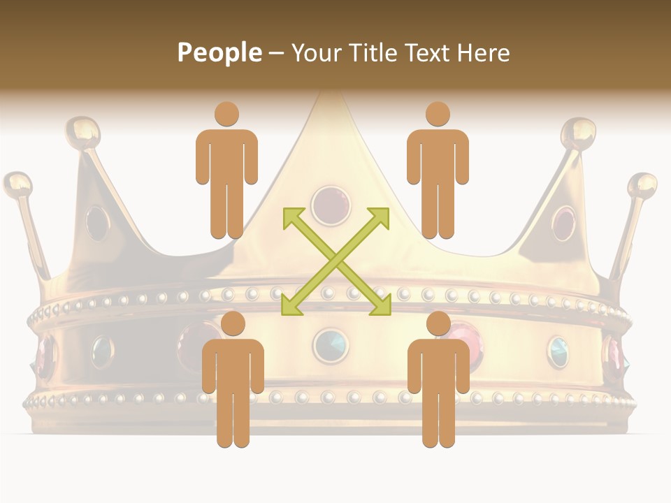 Crown Queen Royalty PowerPoint Template