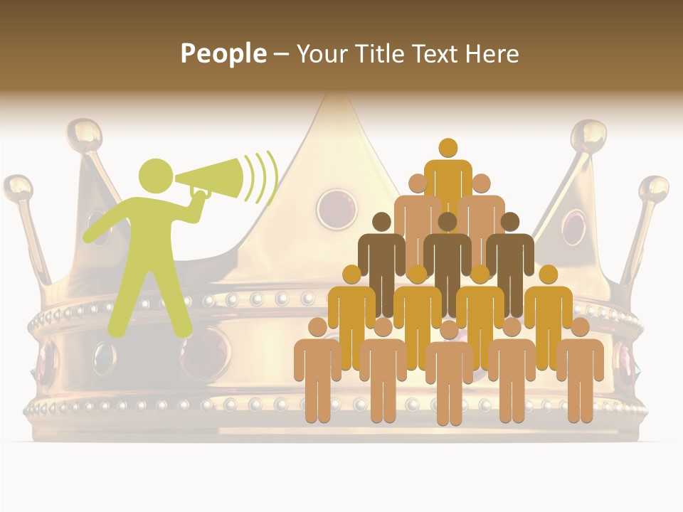 Crown Queen Royalty PowerPoint Template