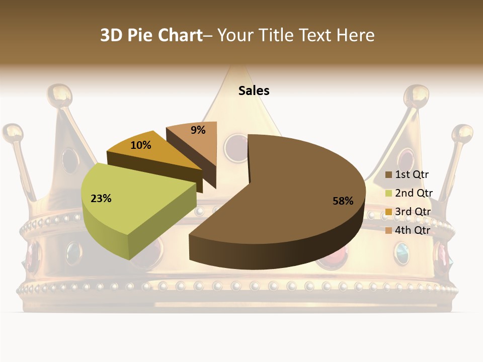Crown Queen Royalty PowerPoint Template
