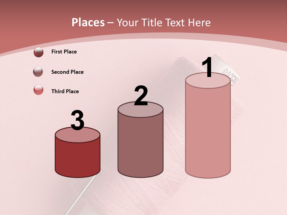 Shape Tailor Pink PowerPoint Template