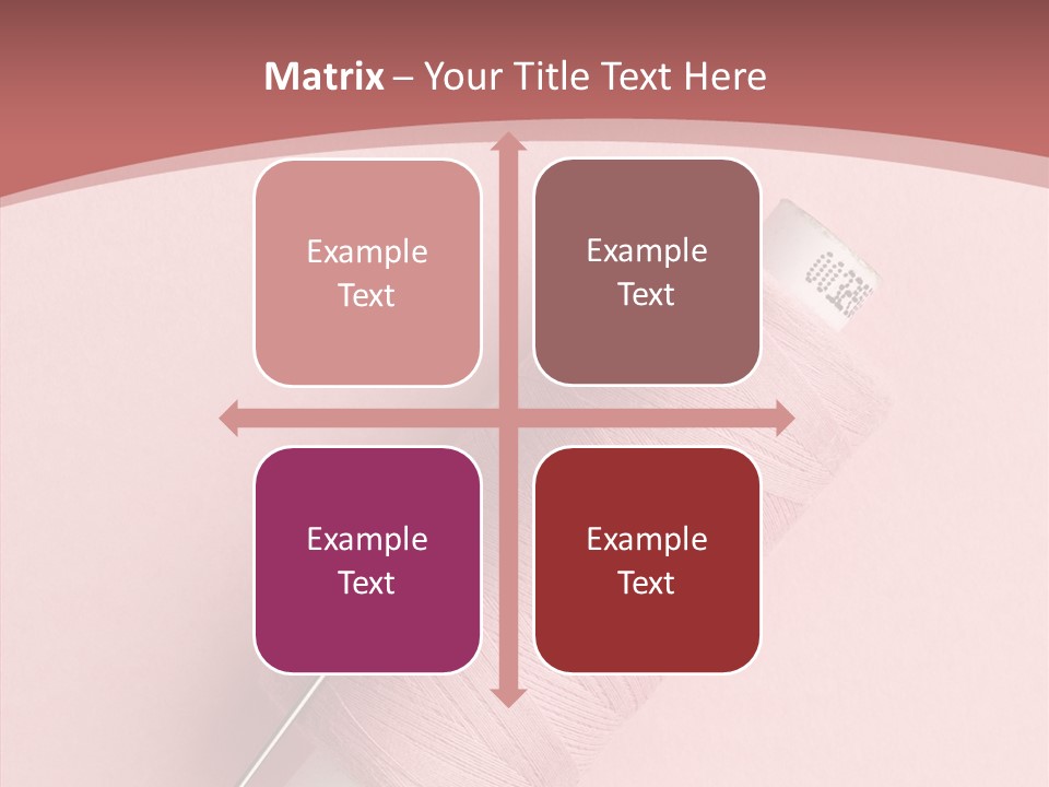 Shape Tailor Pink PowerPoint Template