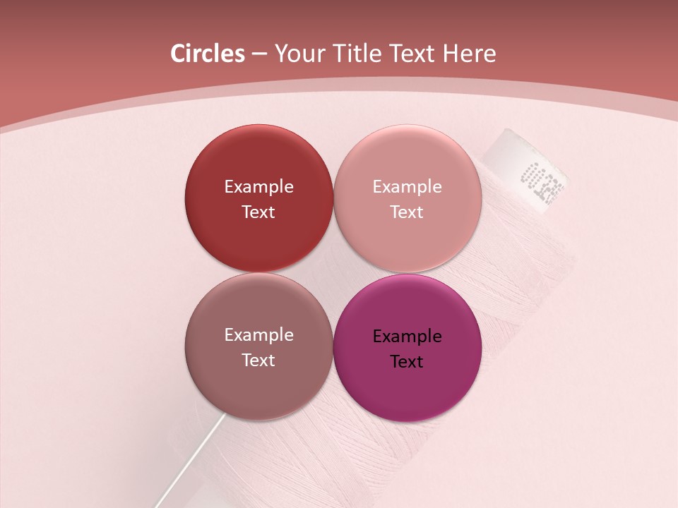 Shape Tailor Pink PowerPoint Template