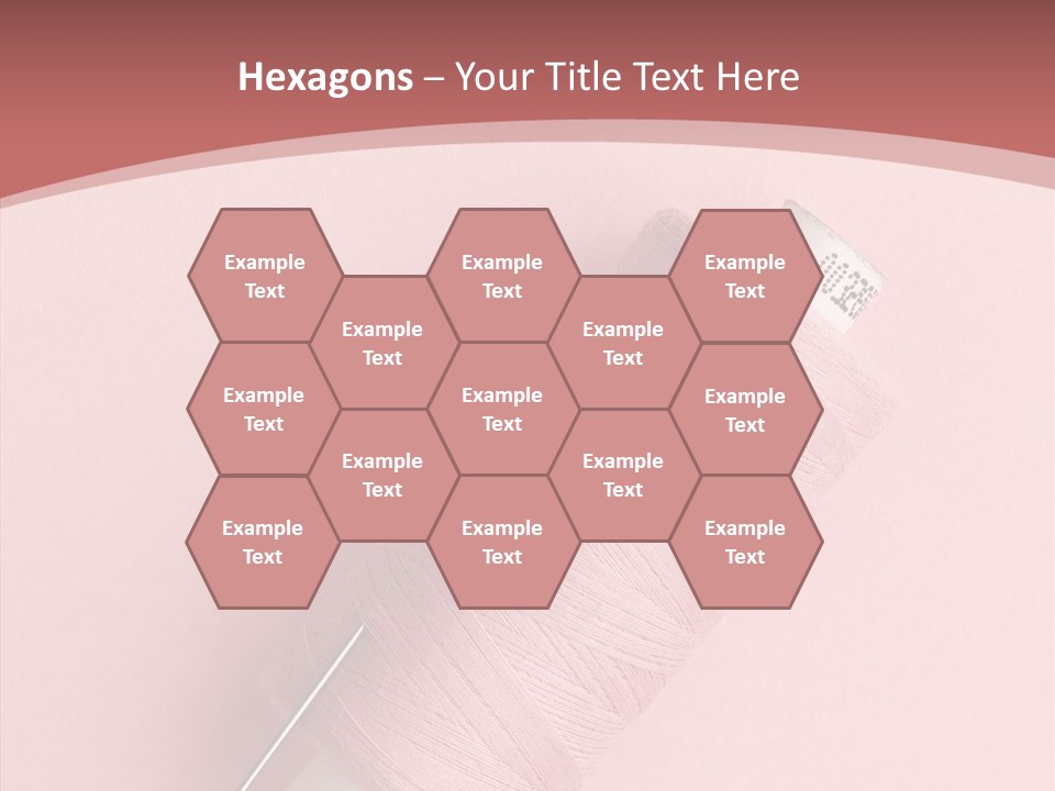 Shape Tailor Pink PowerPoint Template