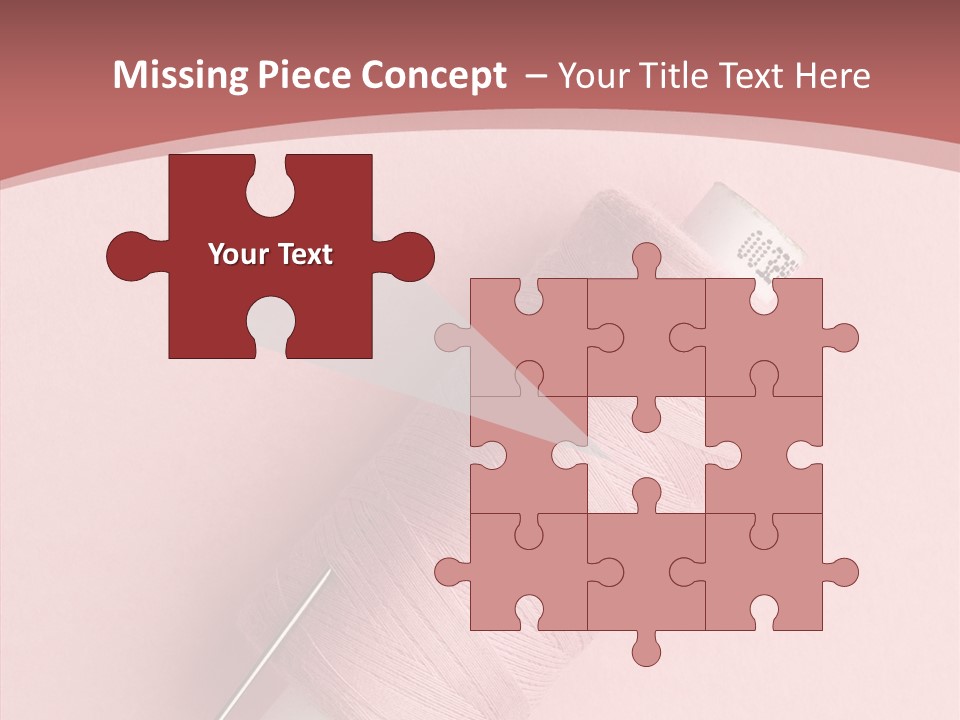 Shape Tailor Pink PowerPoint Template