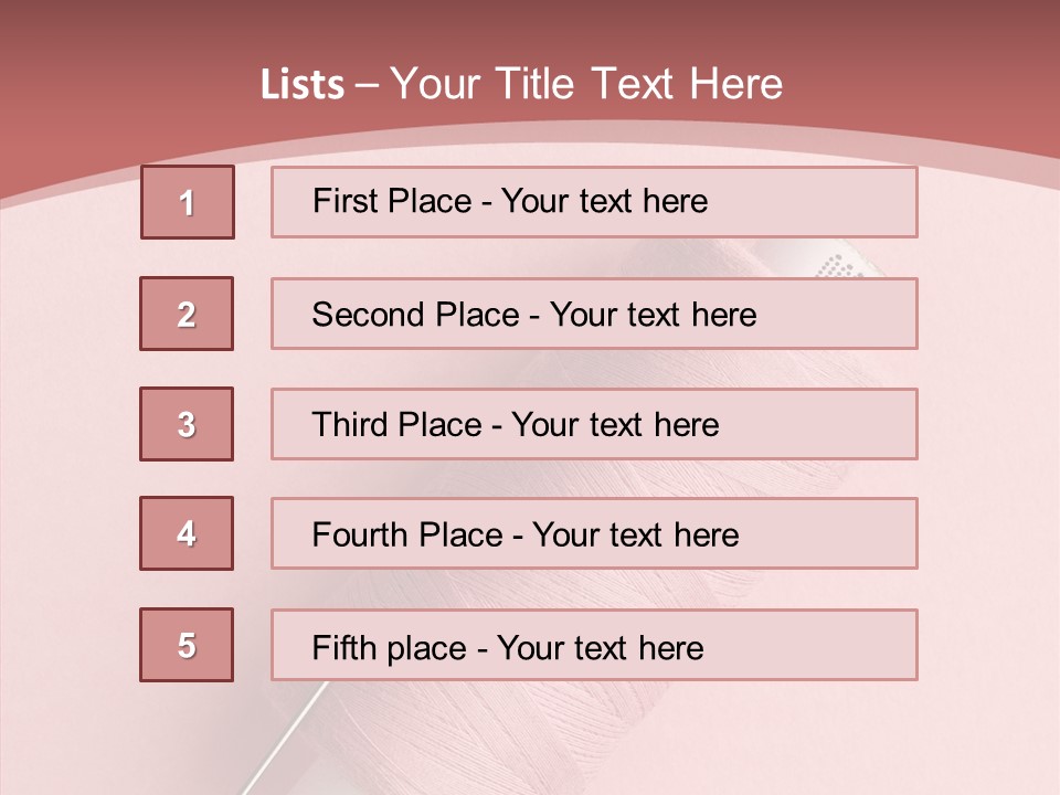 Shape Tailor Pink PowerPoint Template