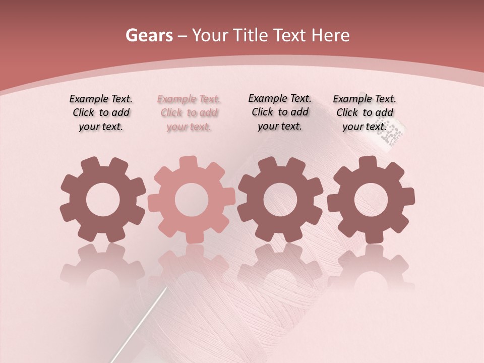 Shape Tailor Pink PowerPoint Template