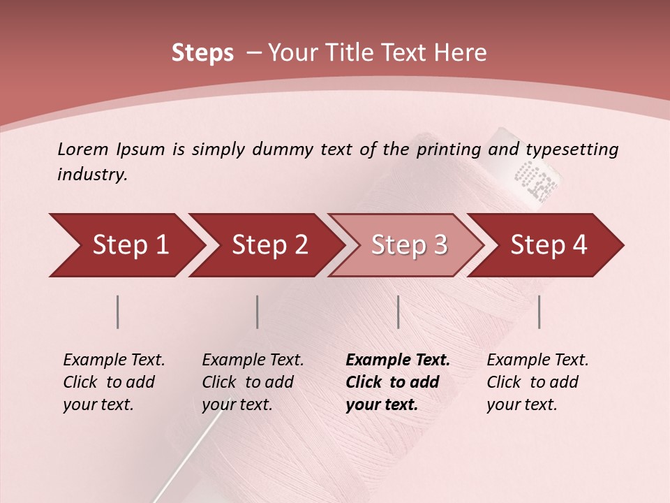 Shape Tailor Pink PowerPoint Template