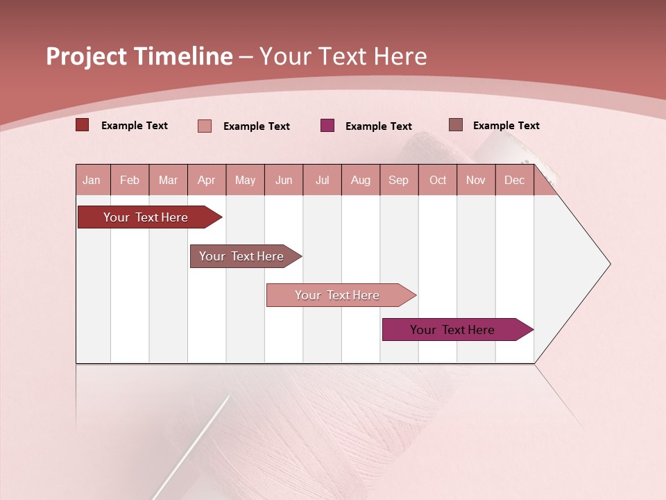 Shape Tailor Pink PowerPoint Template