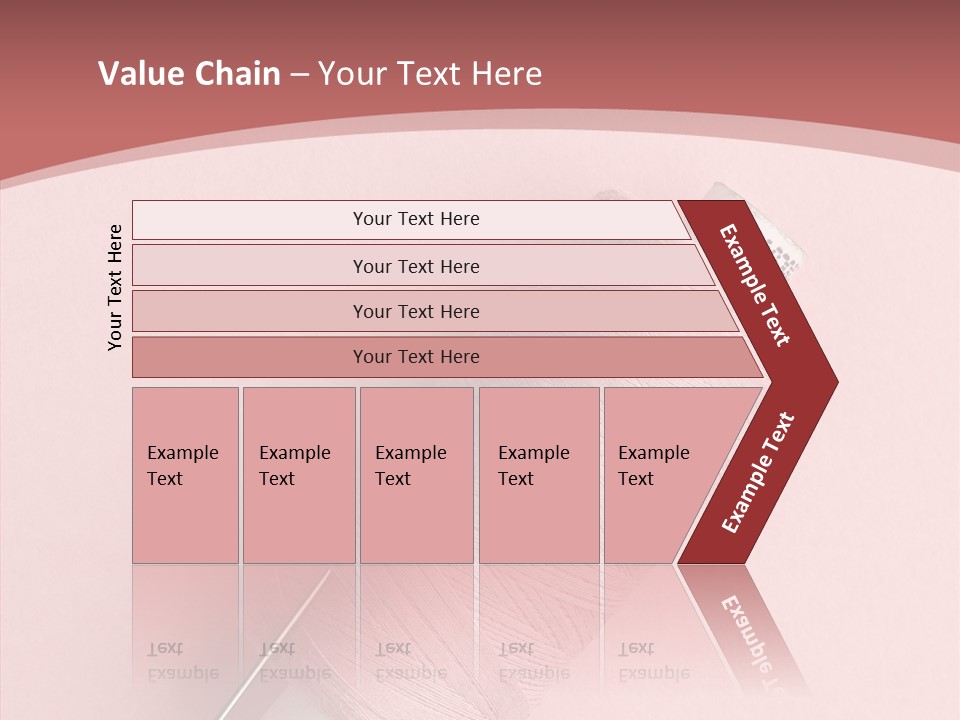 Shape Tailor Pink PowerPoint Template