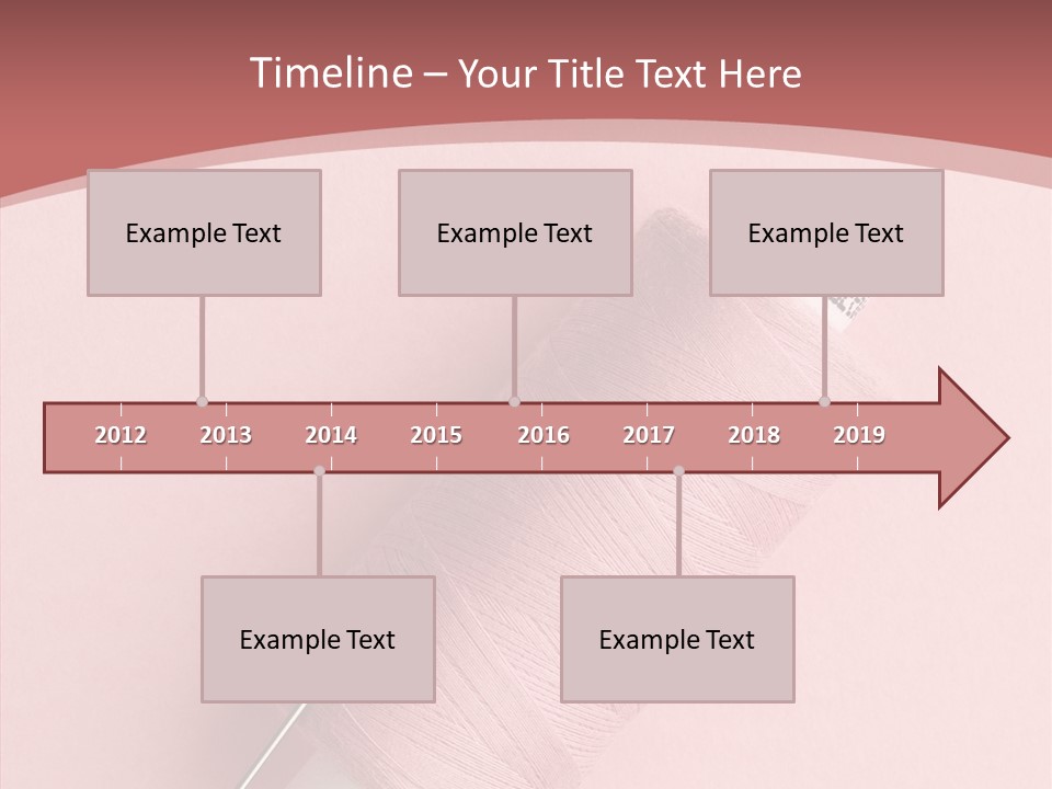 Shape Tailor Pink PowerPoint Template