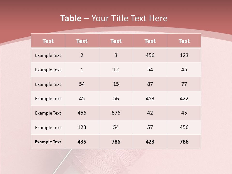 Shape Tailor Pink PowerPoint Template