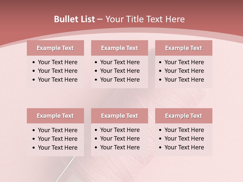 Shape Tailor Pink PowerPoint Template