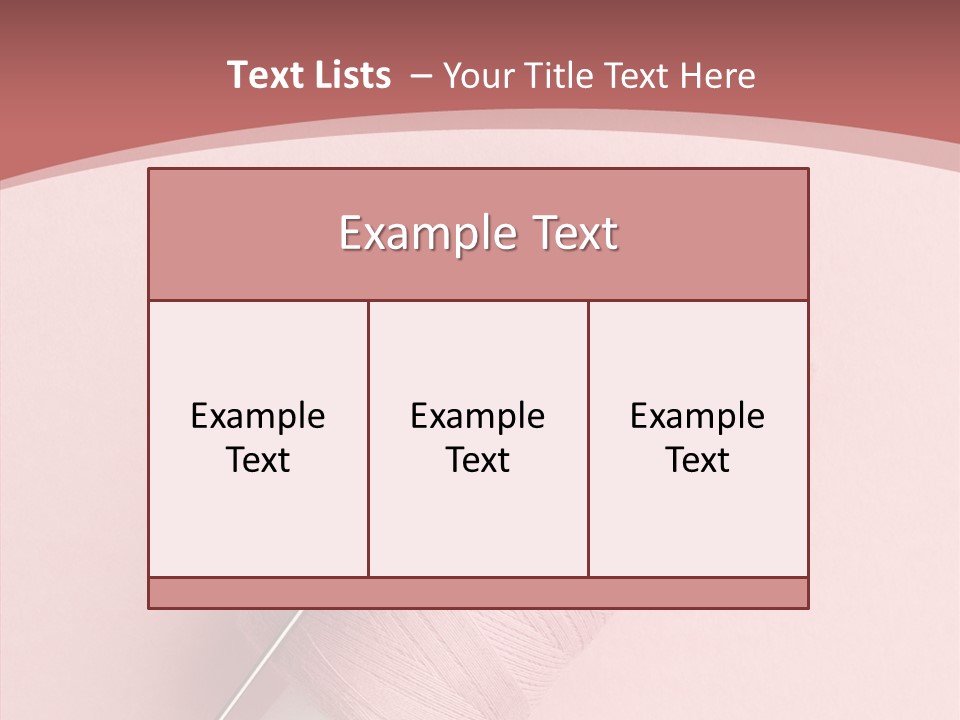 Shape Tailor Pink PowerPoint Template