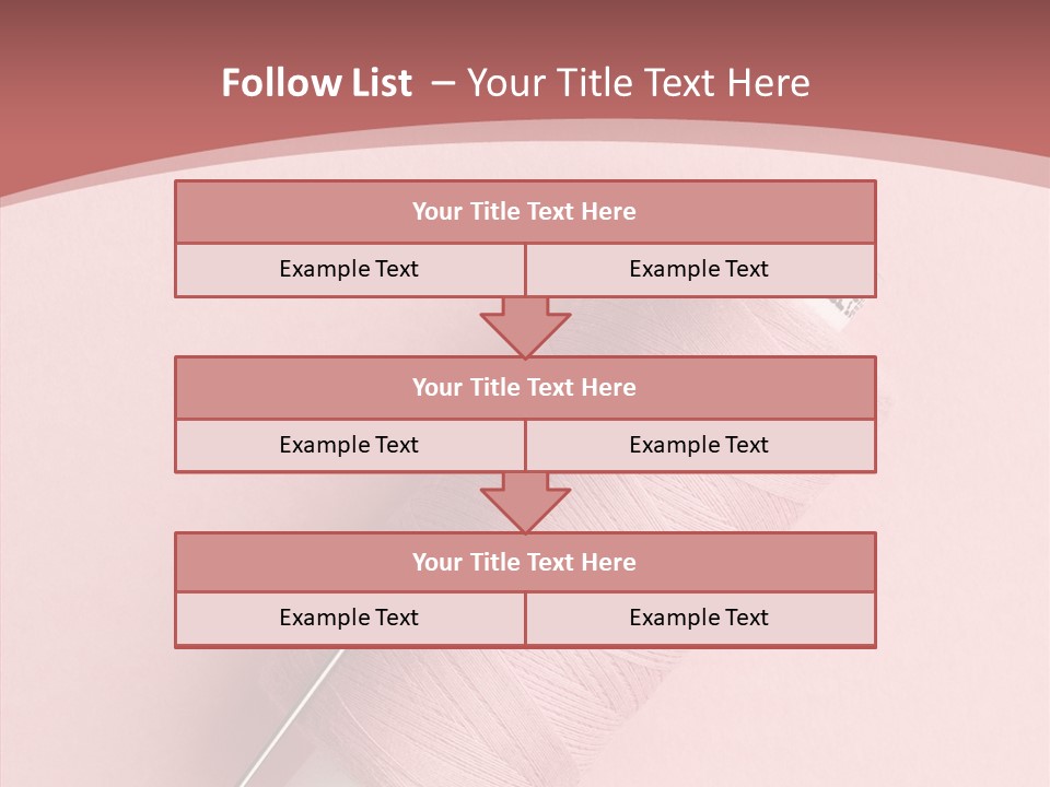 Shape Tailor Pink PowerPoint Template