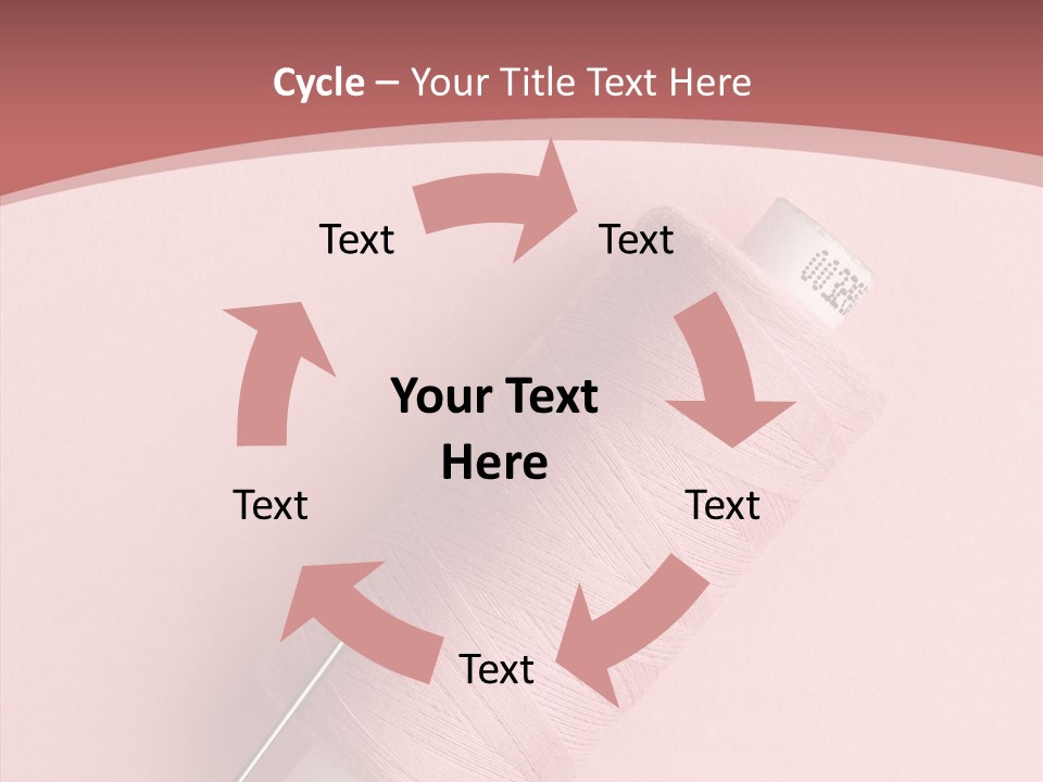 Shape Tailor Pink PowerPoint Template