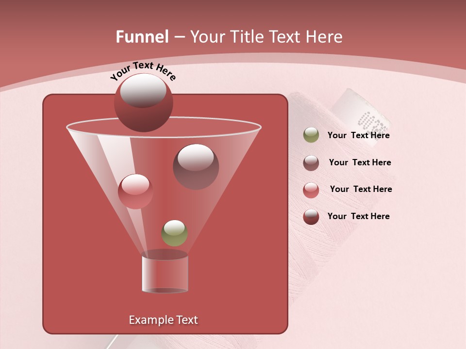 Shape Tailor Pink PowerPoint Template