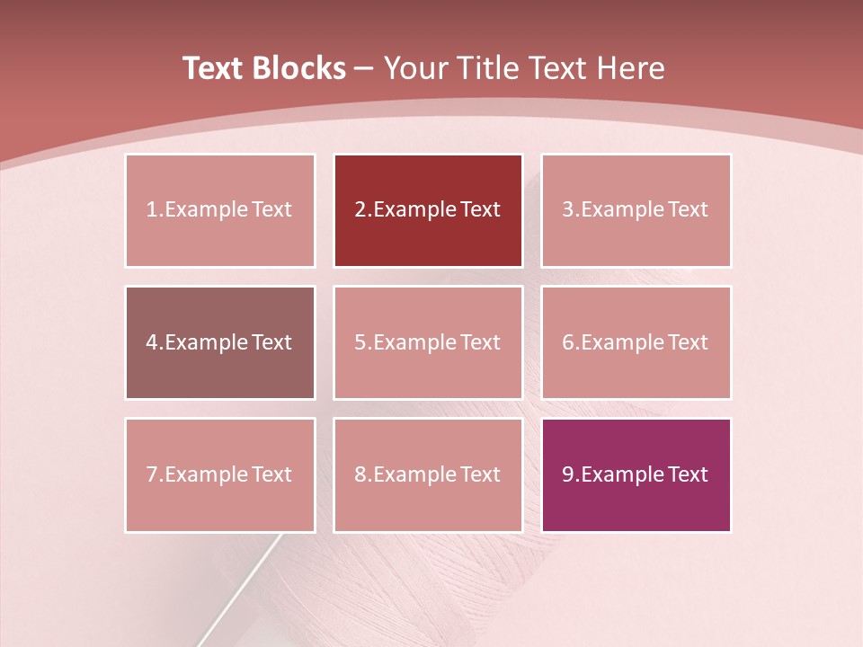 Shape Tailor Pink PowerPoint Template