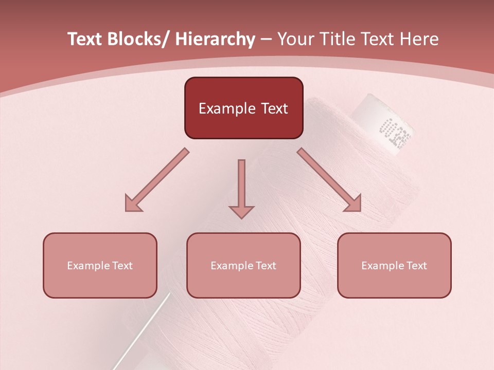 Shape Tailor Pink PowerPoint Template