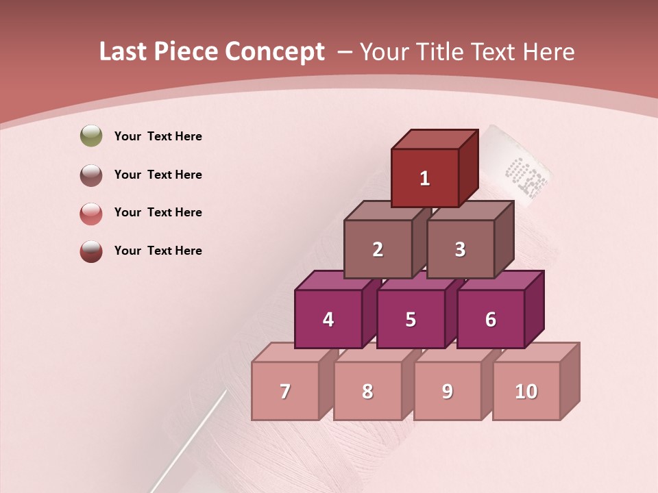 Shape Tailor Pink PowerPoint Template