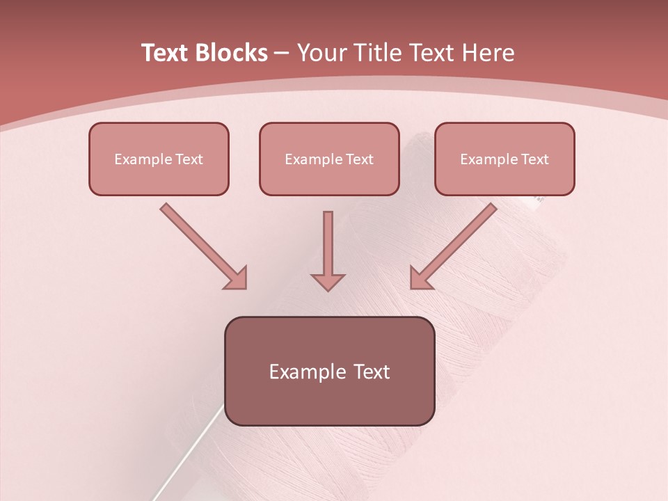Shape Tailor Pink PowerPoint Template