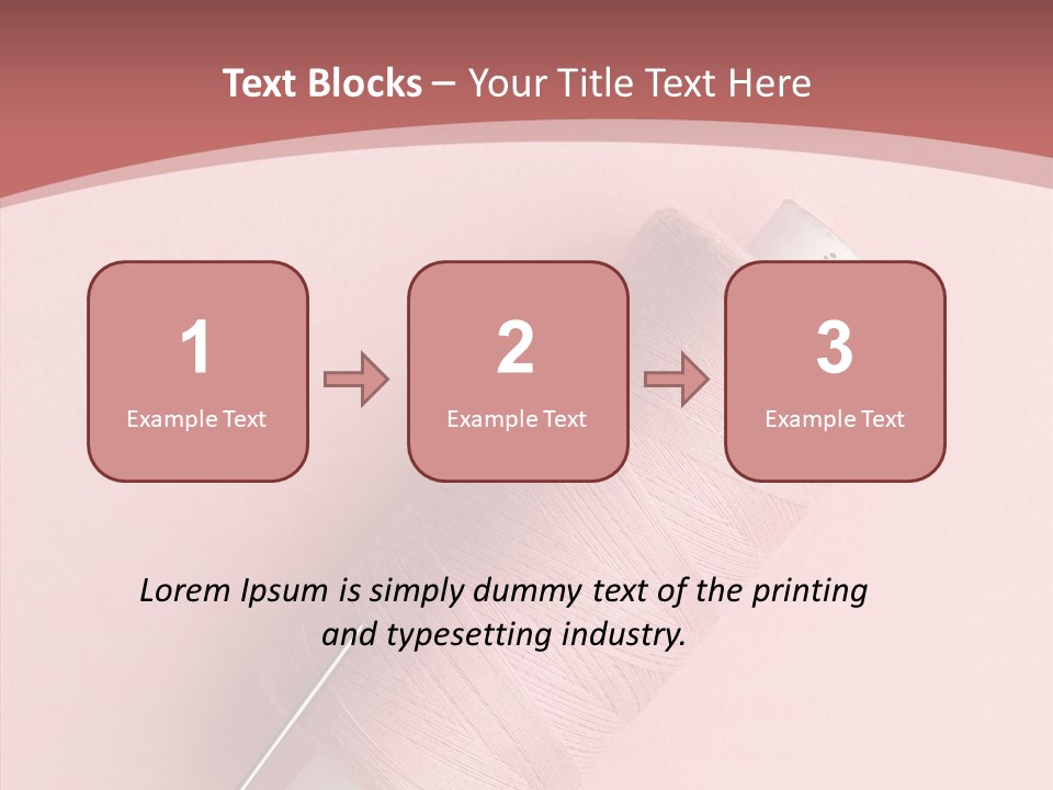 Shape Tailor Pink PowerPoint Template