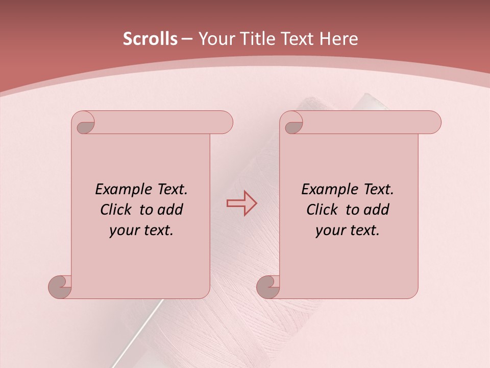 Shape Tailor Pink PowerPoint Template