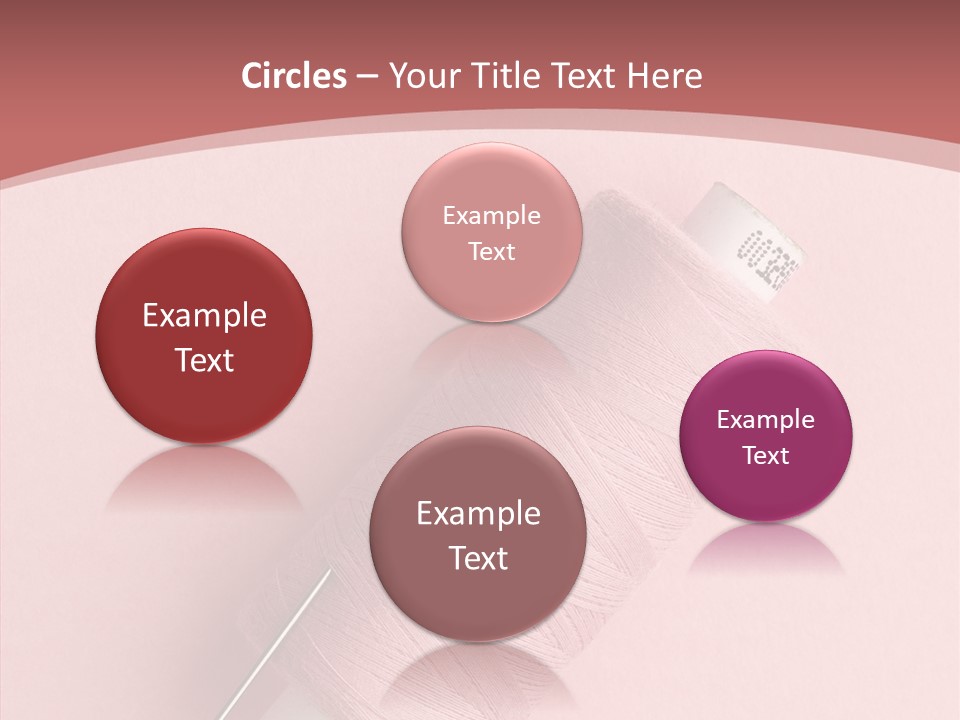 Shape Tailor Pink PowerPoint Template