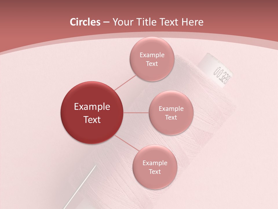 Shape Tailor Pink PowerPoint Template