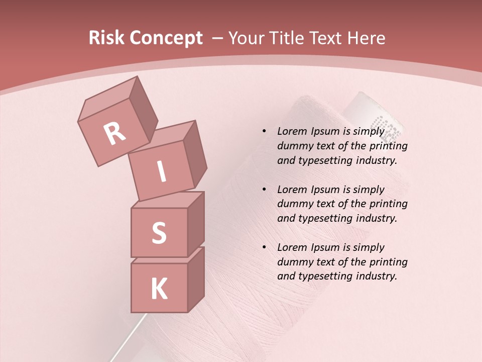 Shape Tailor Pink PowerPoint Template