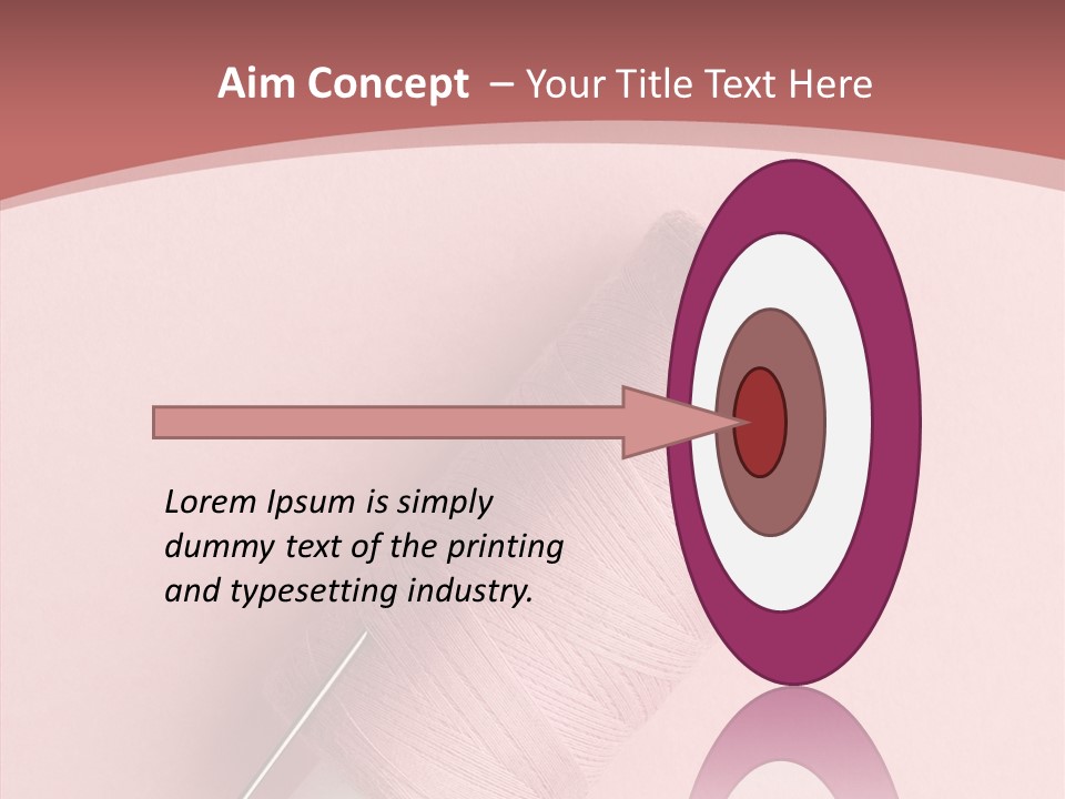 Shape Tailor Pink PowerPoint Template