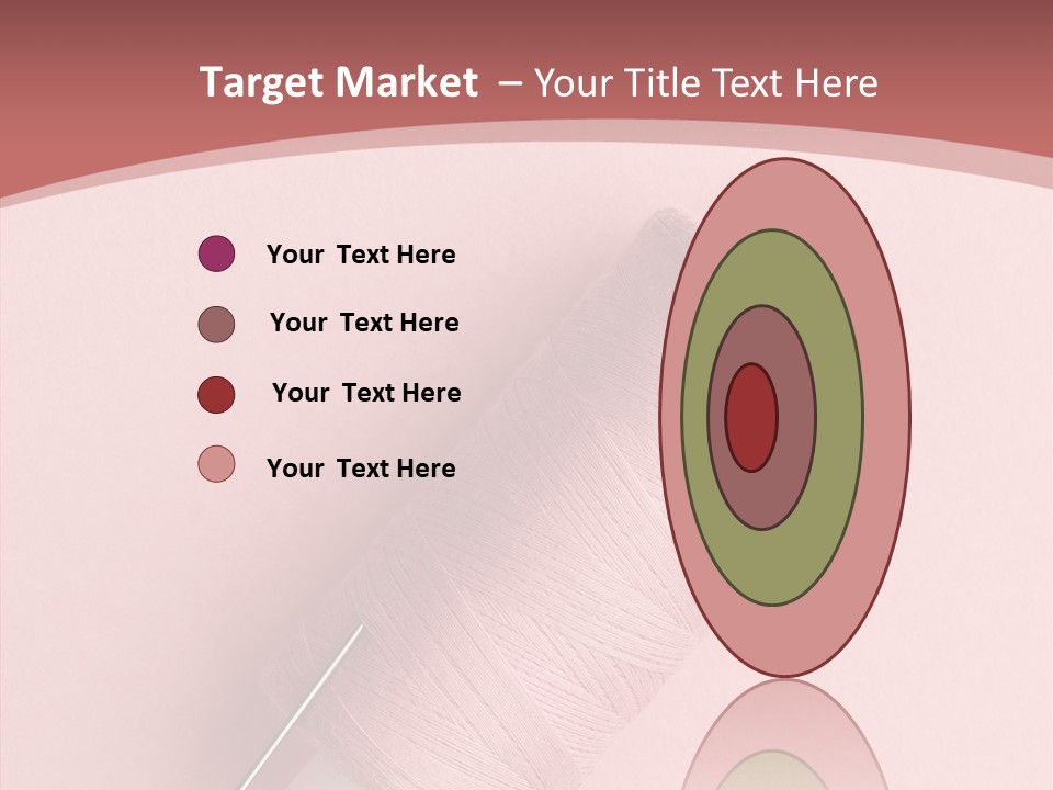 Shape Tailor Pink PowerPoint Template