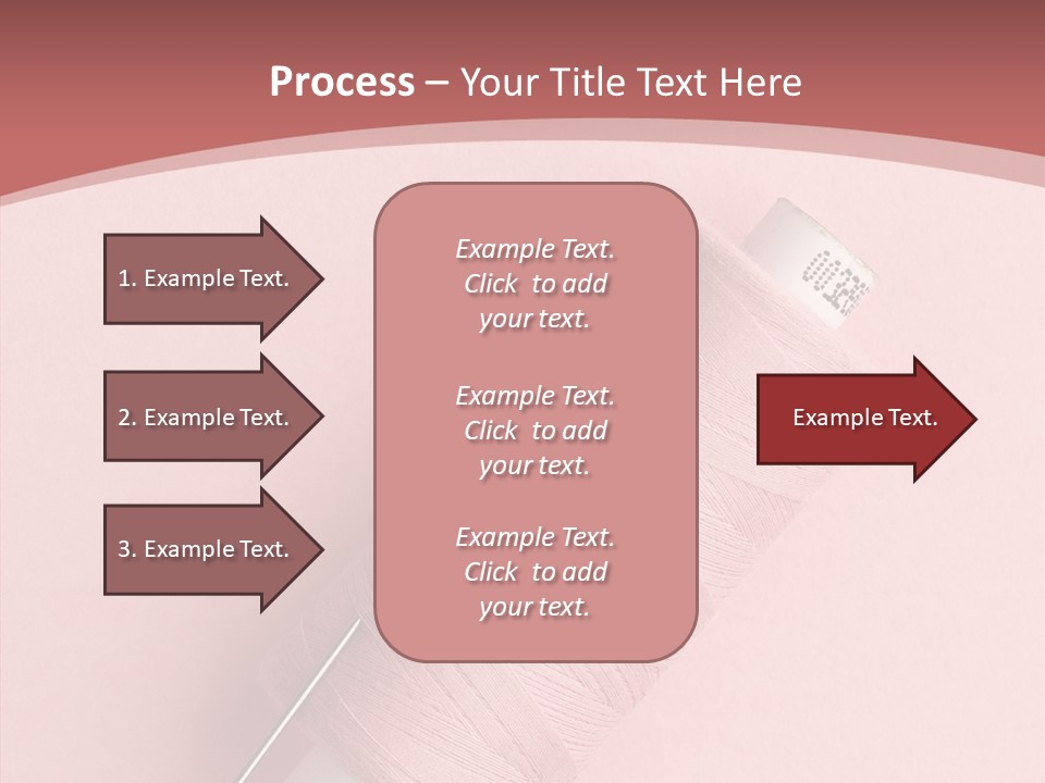 Shape Tailor Pink PowerPoint Template