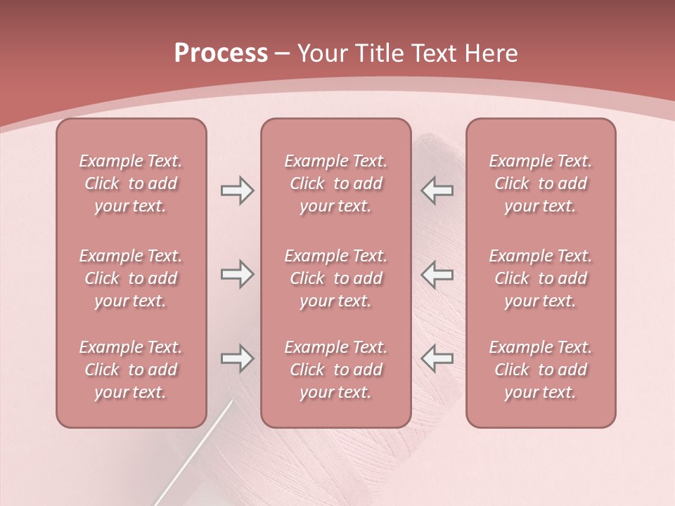 Shape Tailor Pink PowerPoint Template