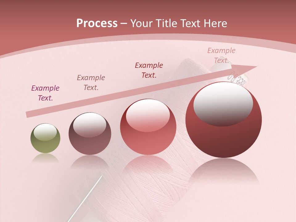 Shape Tailor Pink PowerPoint Template