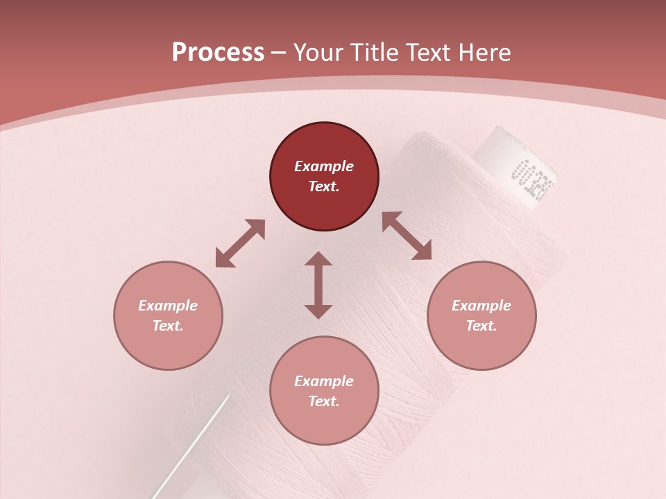 Shape Tailor Pink PowerPoint Template