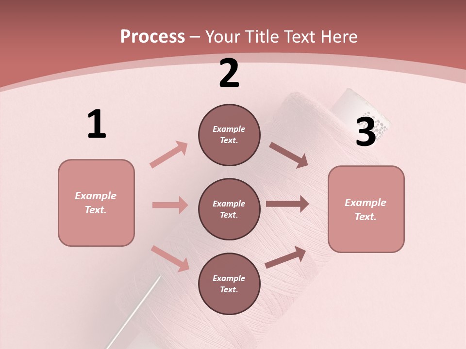 Shape Tailor Pink PowerPoint Template