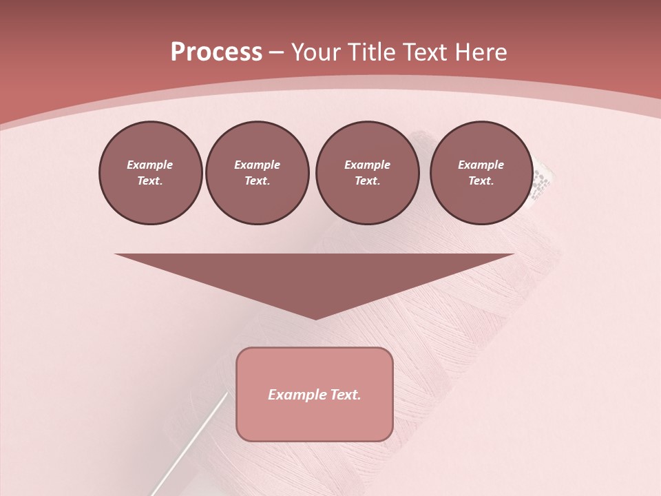 Shape Tailor Pink PowerPoint Template