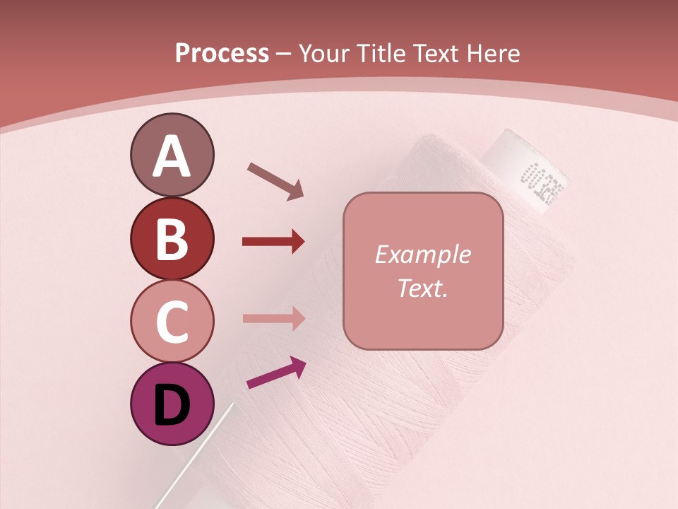 Shape Tailor Pink PowerPoint Template