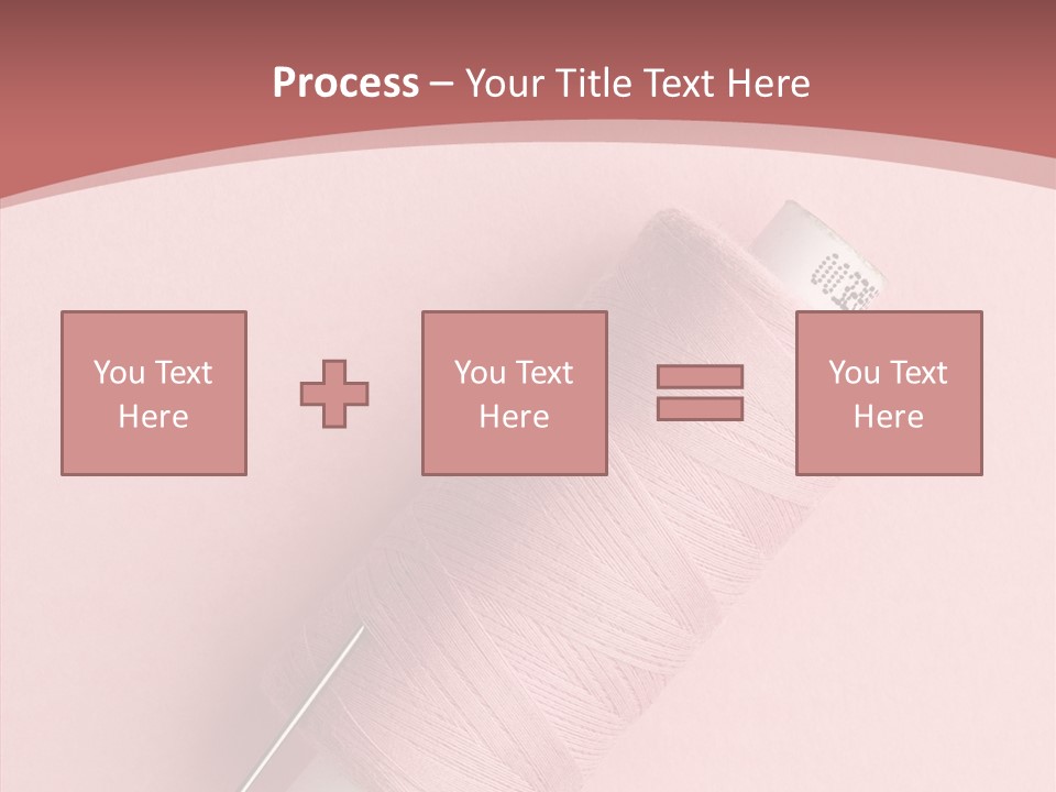 Shape Tailor Pink PowerPoint Template