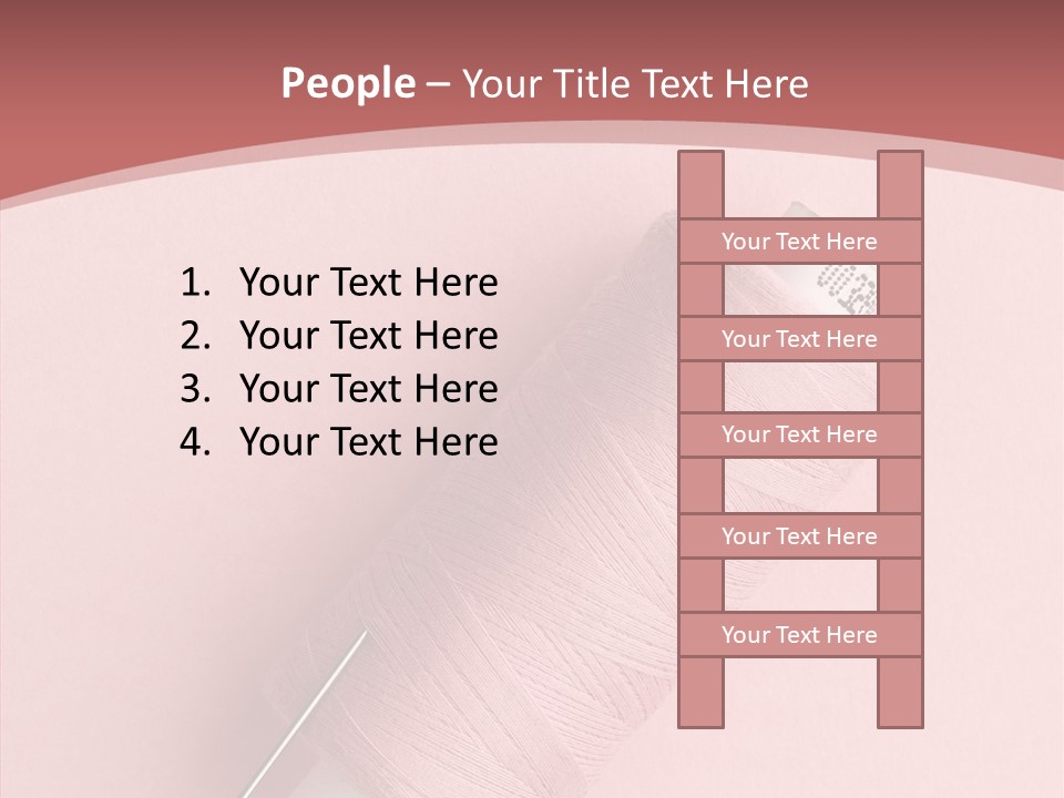 Shape Tailor Pink PowerPoint Template