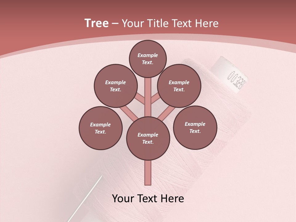 Shape Tailor Pink PowerPoint Template