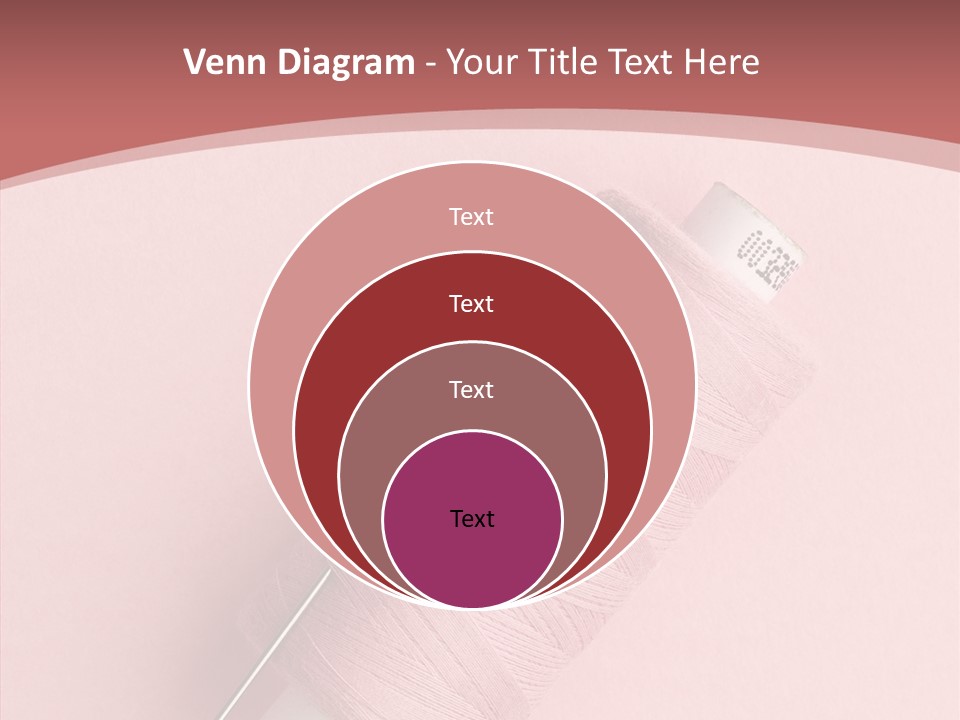 Shape Tailor Pink PowerPoint Template