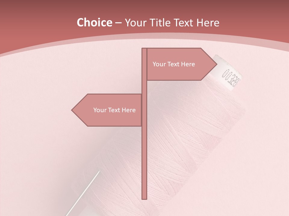 Shape Tailor Pink PowerPoint Template