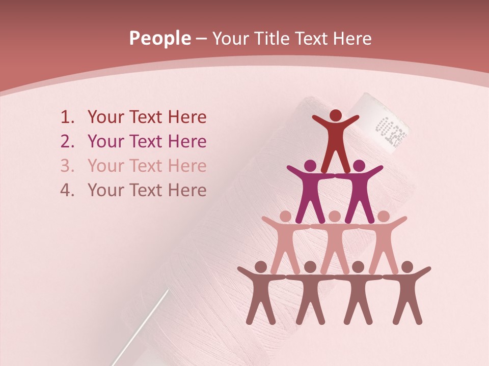 Shape Tailor Pink PowerPoint Template