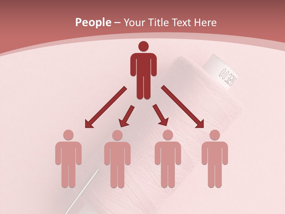 Shape Tailor Pink PowerPoint Template